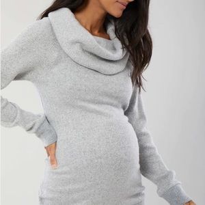 Maternity INGRID+ISABEL COWL NECK TUNIC SWEATER